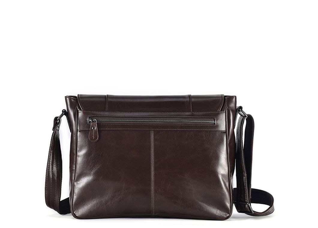 Milano Leather Messenger Bag