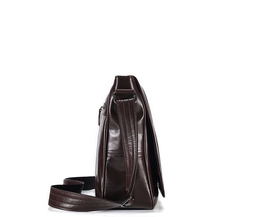 Milano Leather Messenger Bag