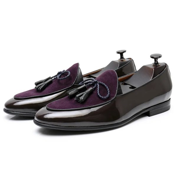 Velvet Tassel Loafers
