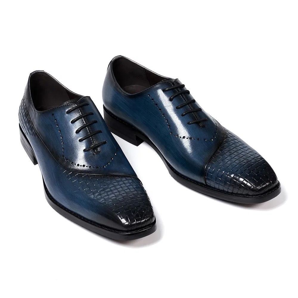 Woven-Toe Oxford