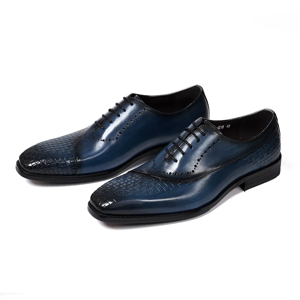 Woven-Toe Oxford