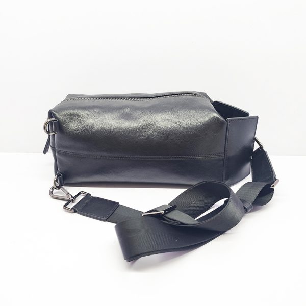 Black Leather Shoulder Bag