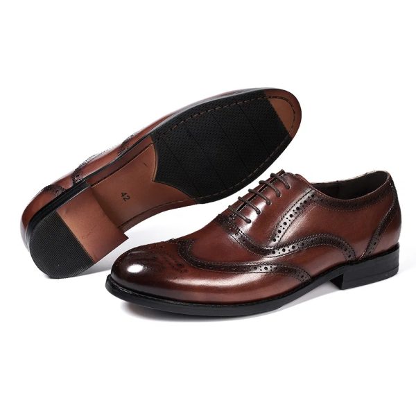 Burgundy Wingtip Brogue