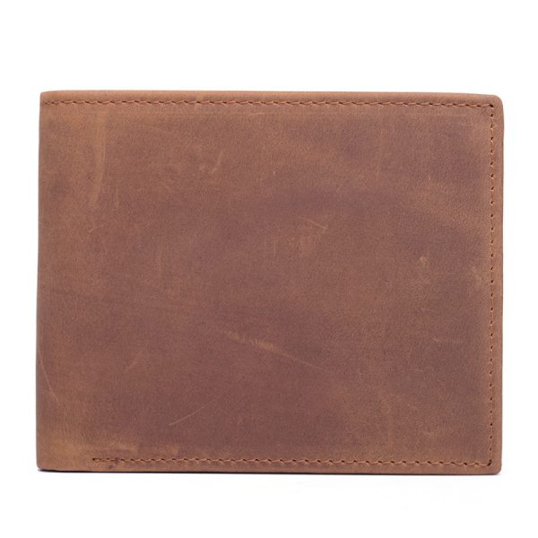 Vintage Leather Bifold Wallet